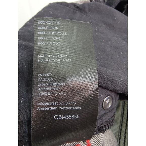 Urban Outfitters BDG Jean Shorts Womens SZ 29 Fold Over Waist Button Fly Black - Picture 7 of 10